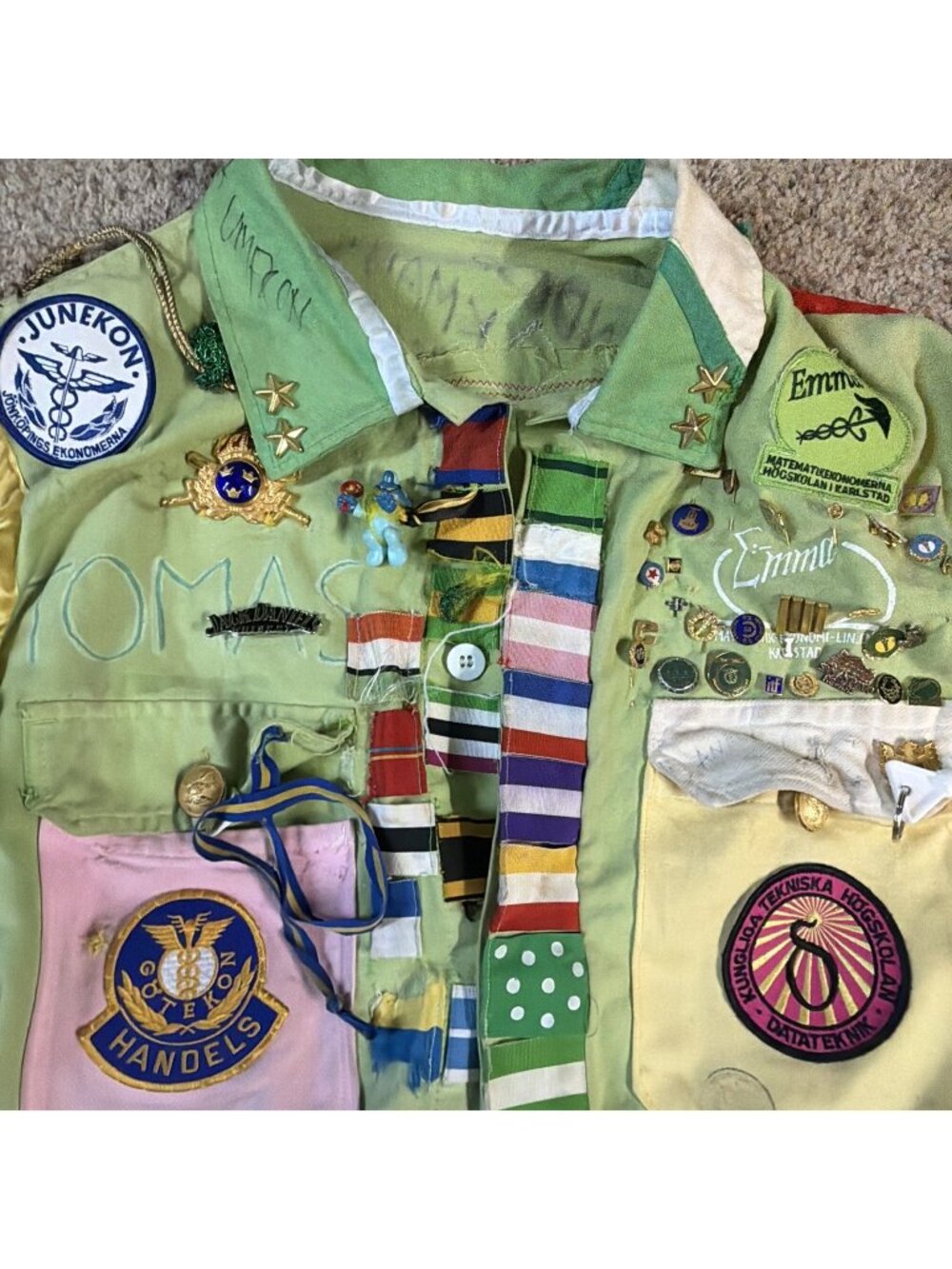 Nordic University Student Overall Patches Pins Badges Academic Social Culture